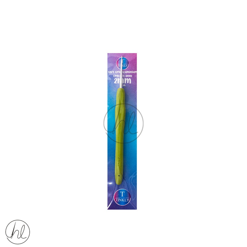 Crochet Hook Soft Grip Aluminium 2m