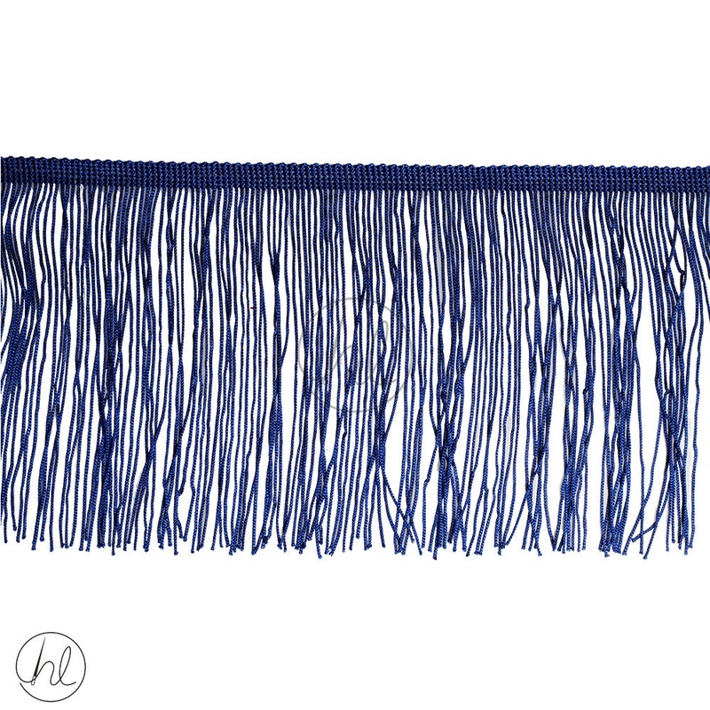 DRESS FRINGE NAVY 14CM PER M