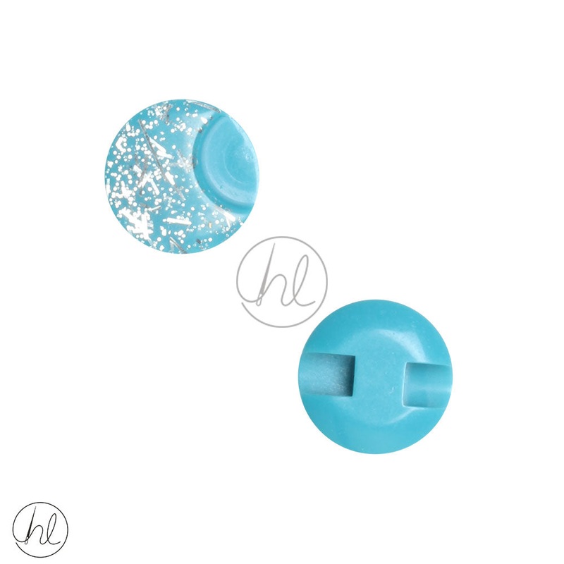 FANCY BUTTONS TURQUOISE D0416 15MM