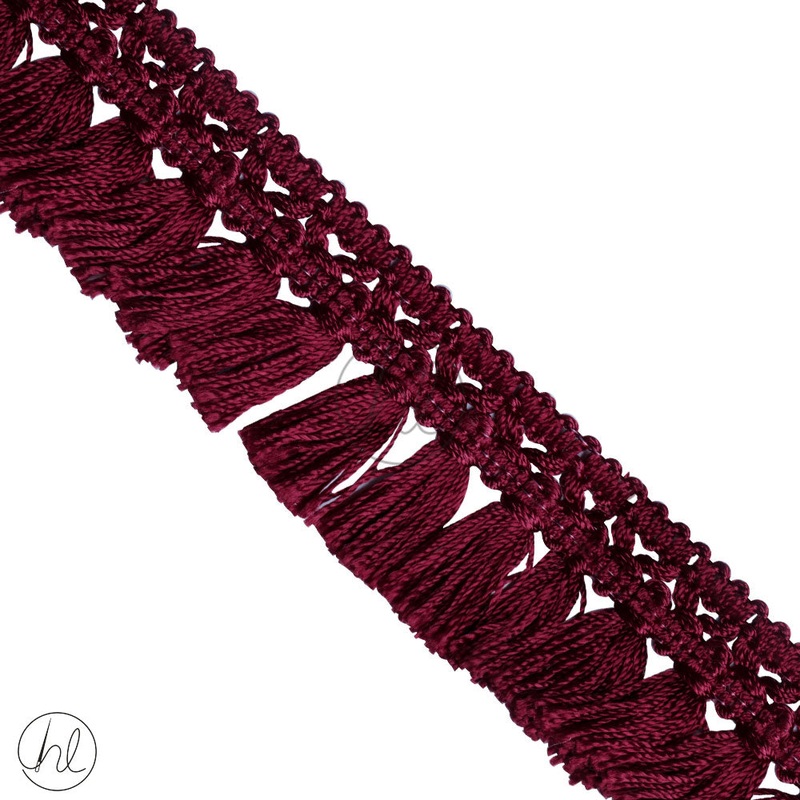 FRINGE (MAROON) (60MM) 012-039 (PER M)