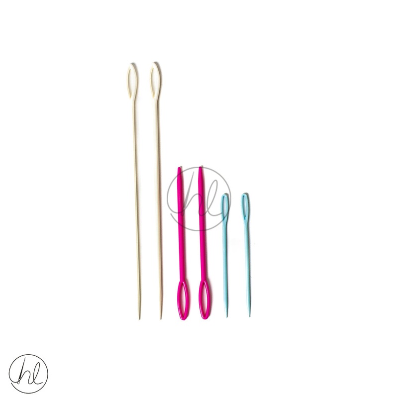 Needles Wool Plastic LRG 6IN