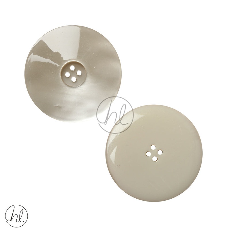PLAIN BUTTONS 52MM BEIGE A5007