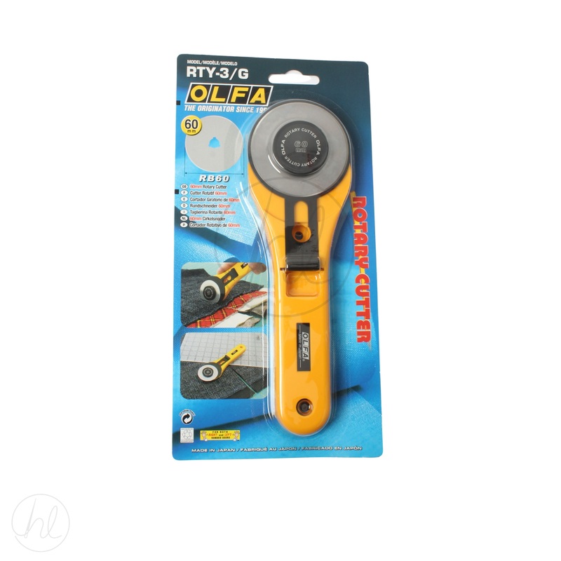 SCISSOR ROT/CUTTER OLFA 60MM 1 ASSORTED FREE 1