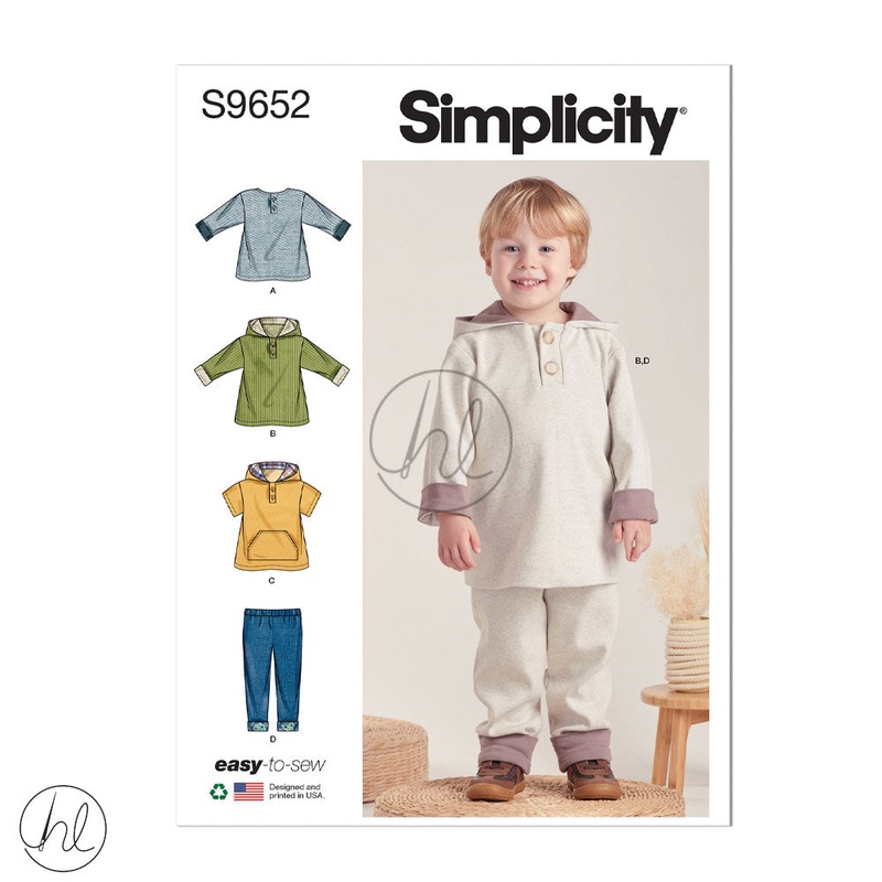 SIMPLICITY PATTERN S9652