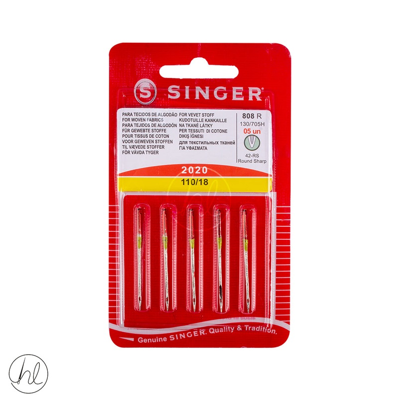 SINGER MACHINE NEEDLES 2020 110/18