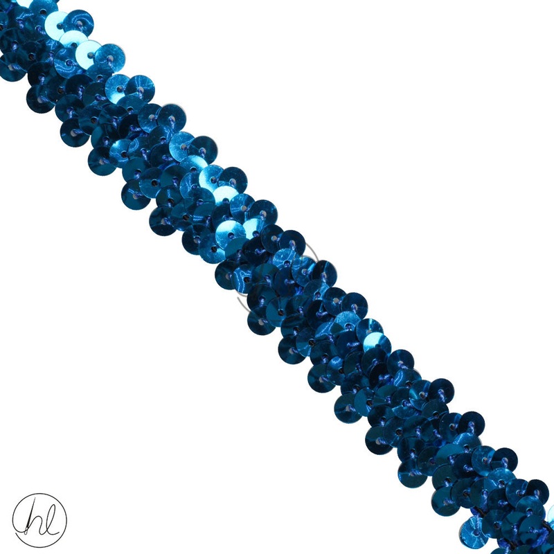 STRETCH SEQUINS 2 LINE P/MTURQUOISE
