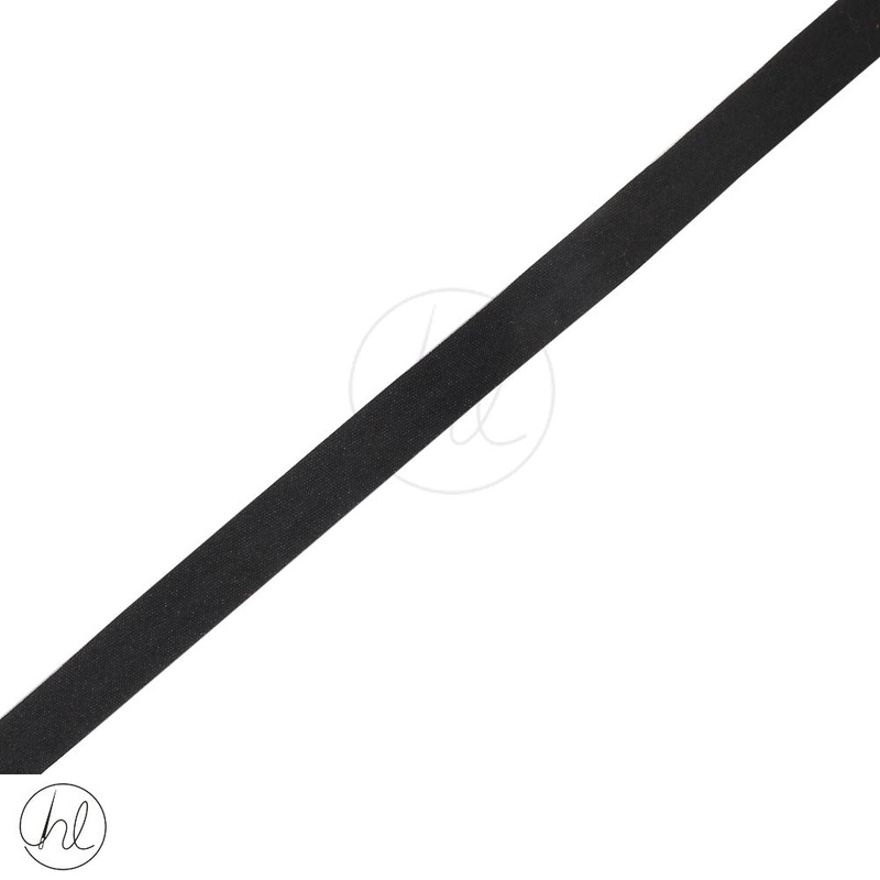 BIAS BINDING COTTON 12MM P/M  BLACK FREE