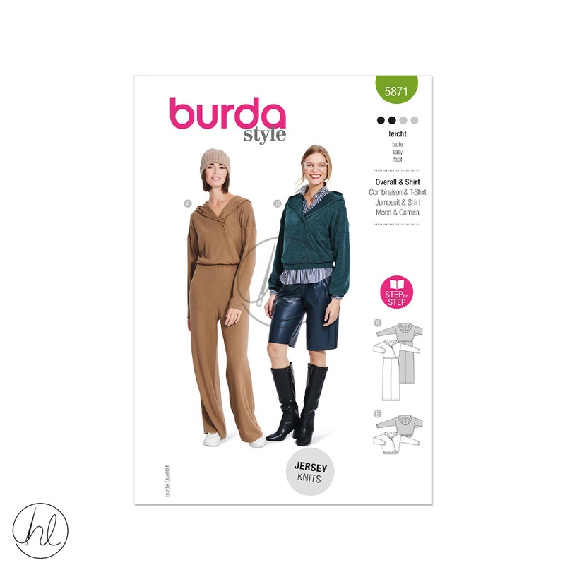 BURDA PATTERN B5871 GREEN