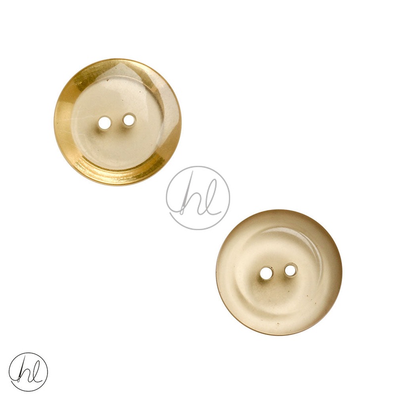 BUTTONS PLAIN SUN GOLD R204 24MM