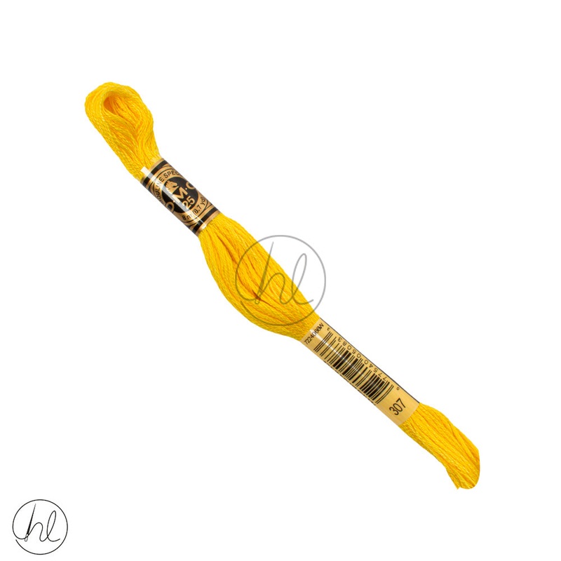 DMC Embroidery Thread 307.Yellow
