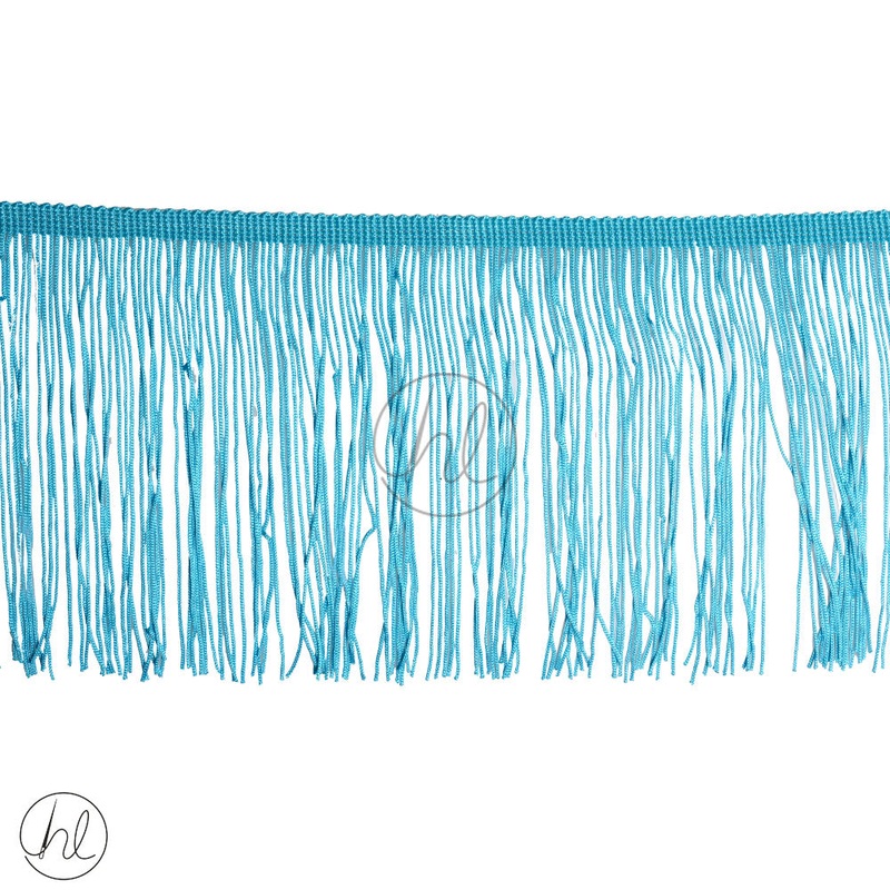 DRESS FRINGE BABY BLUE 14CM PER M