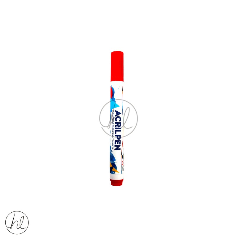 Fabric Pen Acrilex Aap Fire Red Free