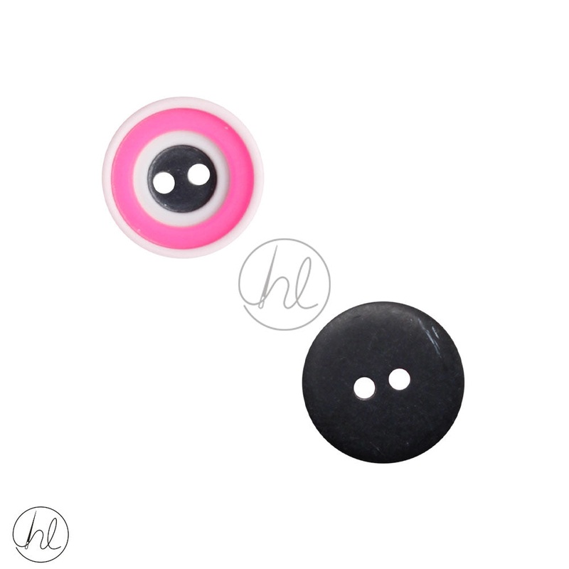 FANCY BUTTONS 13MM PINK D5215-20