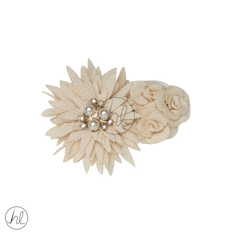 FANCY FLOWER BEIGE 103MM X 70MM 3DF25
