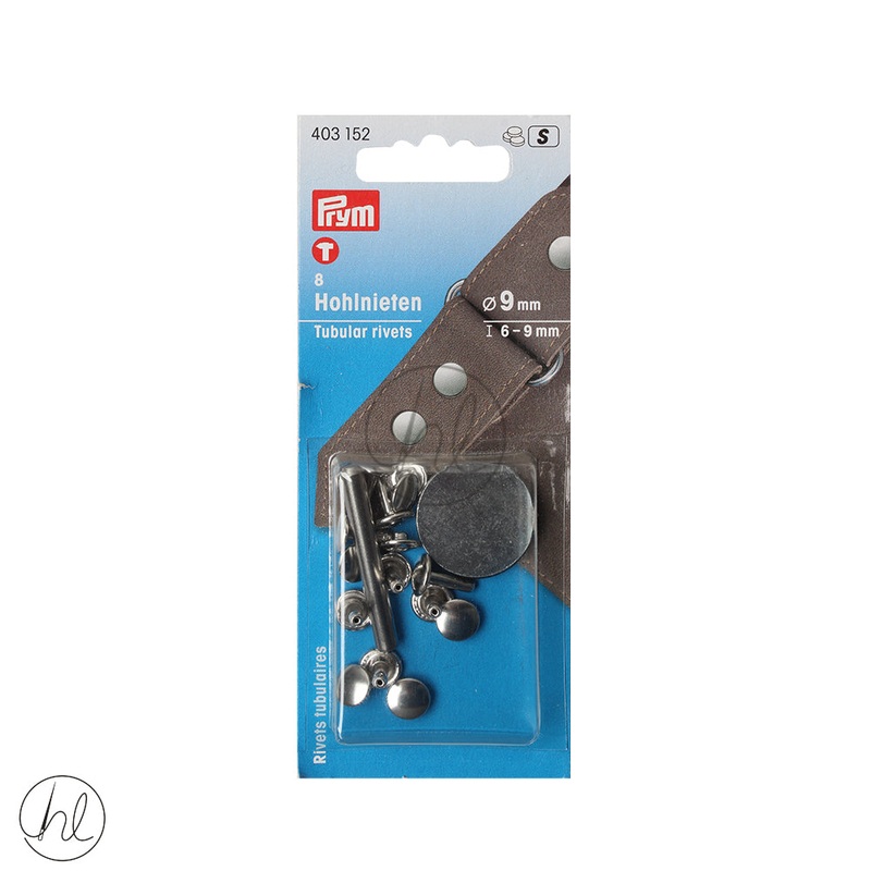 PRYM RIVETS TUBULAR 403-152 9MM