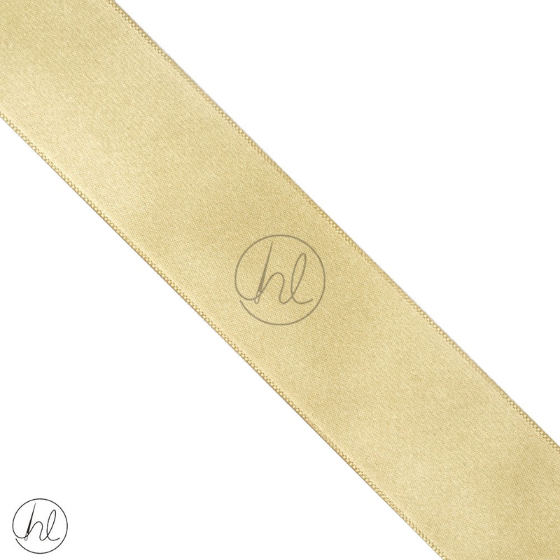 SATIN RIBBON OLD GOLD PER M 38MM