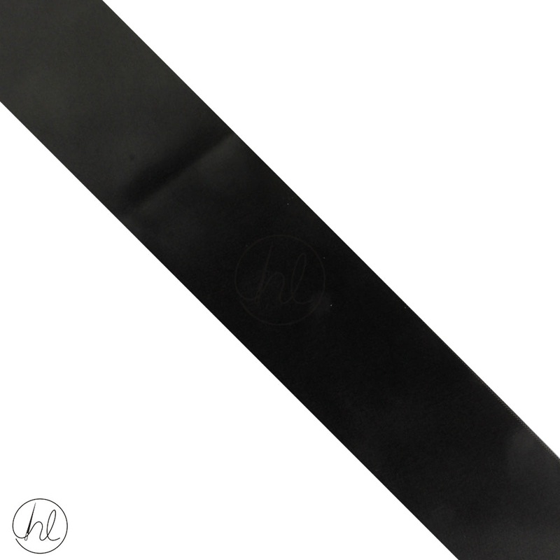 SATIN RIBBON ROLL BLACK 50MMx20M 7