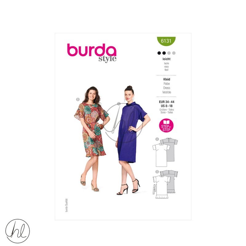 BURDA PATTERN  6131 GREEN US 8-18