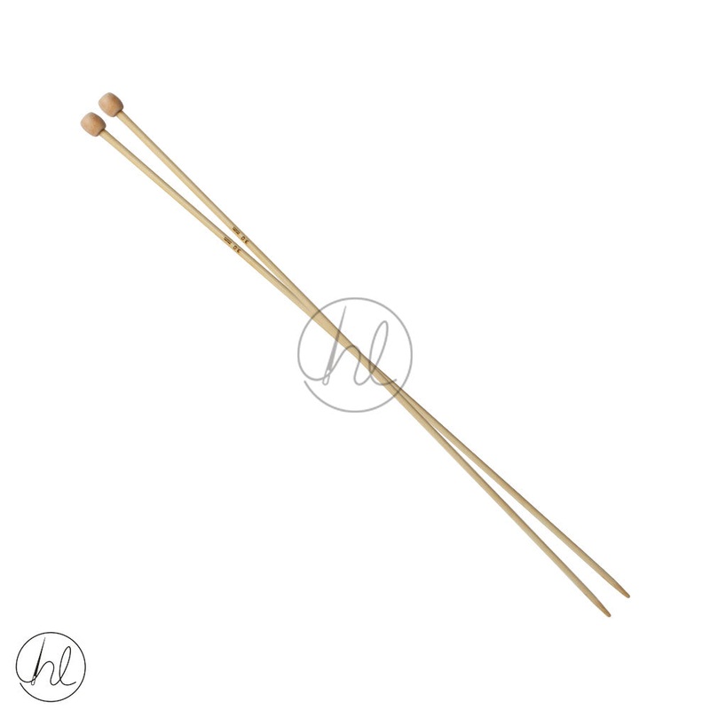 KNITTING NEEDLES BAMBOO 3MM 30CM