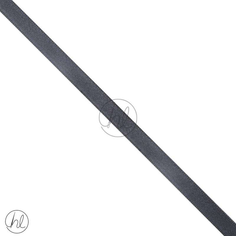 SATIN RIBBON DARK GREY PER M 8MM
