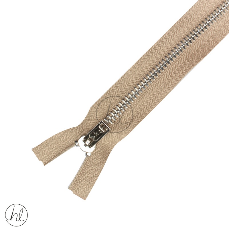 STEEL ZIP YKK BEIGE 45CM