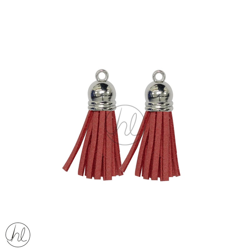 TASSELS 2 PER PACK CORAL