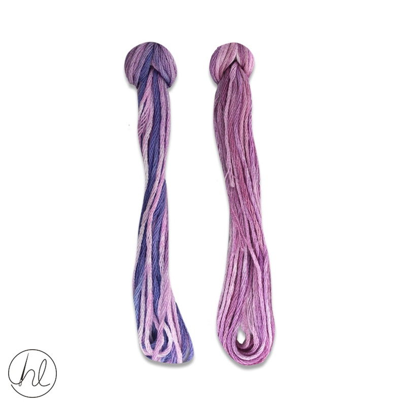 100% COTTON STRANDED THREAD 2X5M (15-PANSY) (PER SET)