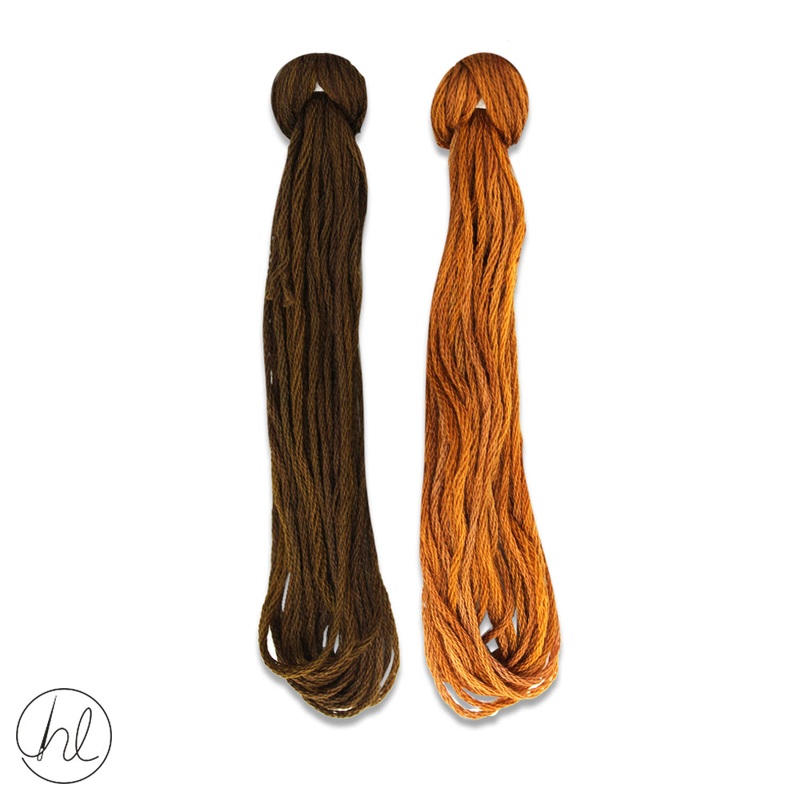 100% COTTON STRANDED THREAD 2X5M 33-MUD PER SET