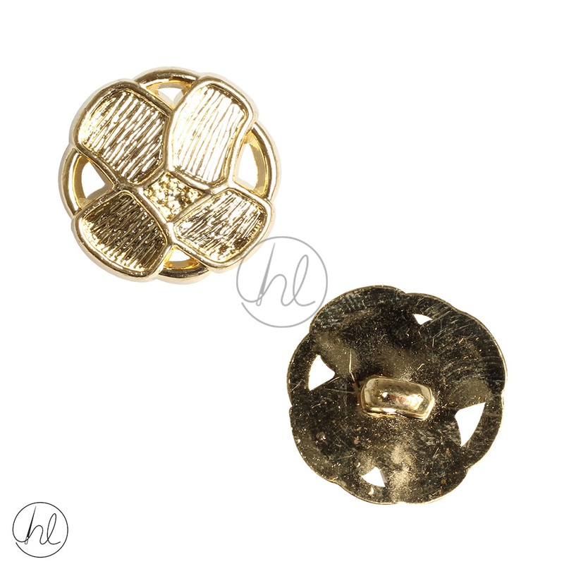 BLAZER BUTTON GOLD 20MM FANCY STOCK-G