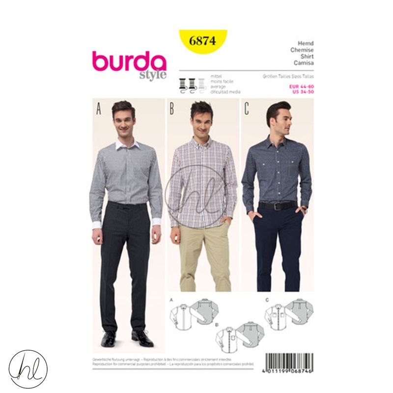 BURDA DRESS YELLOW 6874