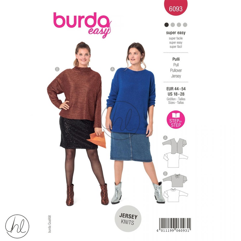 BURDA PATTERN 6093 RED