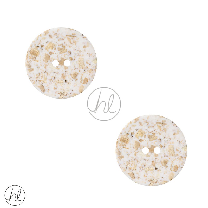FANCY BUTTON OR152 WHITE 35MM