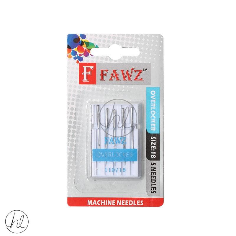 FAWZ OVERLOCKER MACHINE NEEDLES SIZE 18 110/18