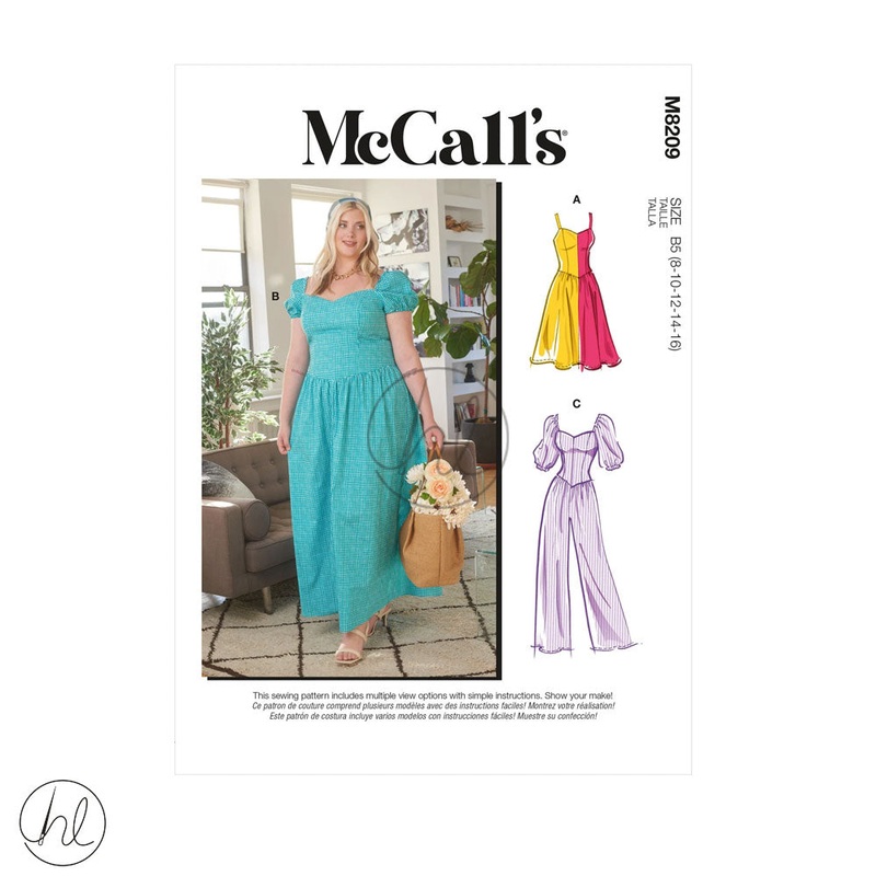 MCCALL'S PATTERN M8209