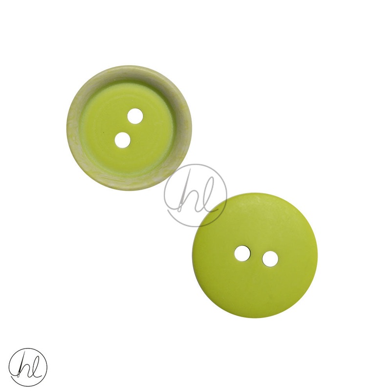 PLAIN BUTTONS YELLOW GREEN18MM D1257