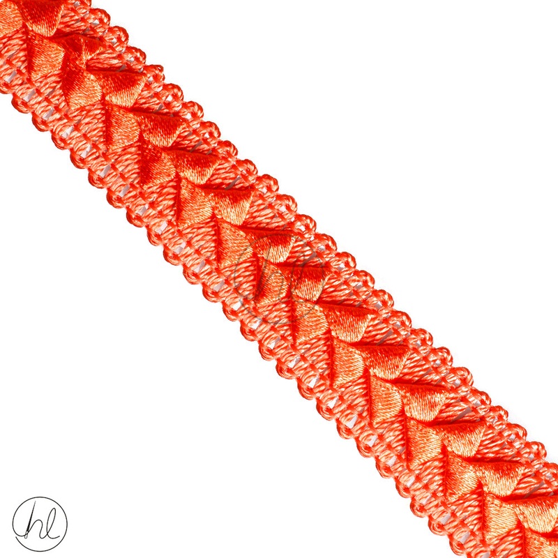 SAMOOSA BRAIDS BURNT ORANGE 011-239 18MM P/METER