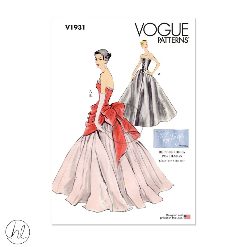 VOGUE PATTERN V1931