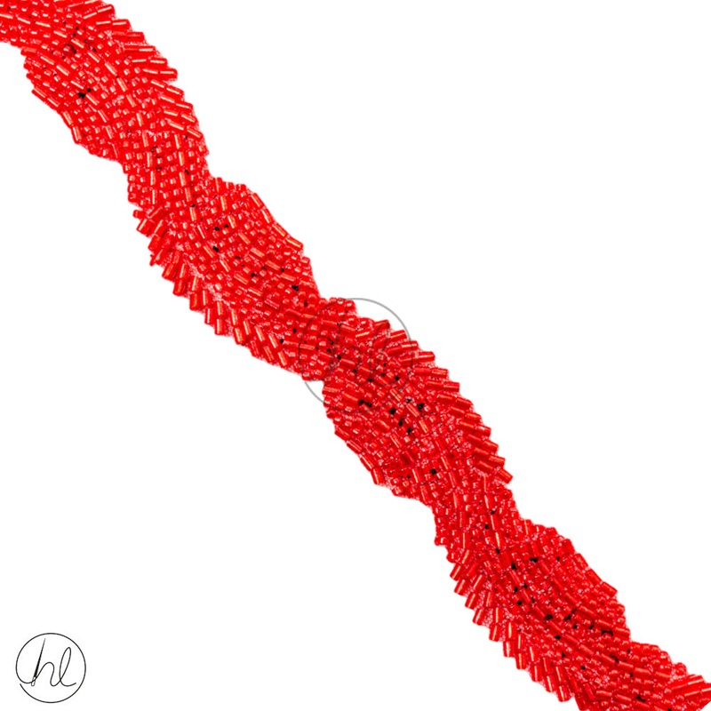 Braid Fancy 3cm Red
