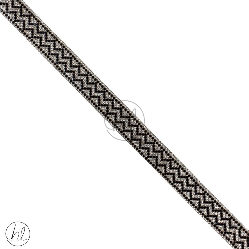 Braid Fancy  4cm  Black
