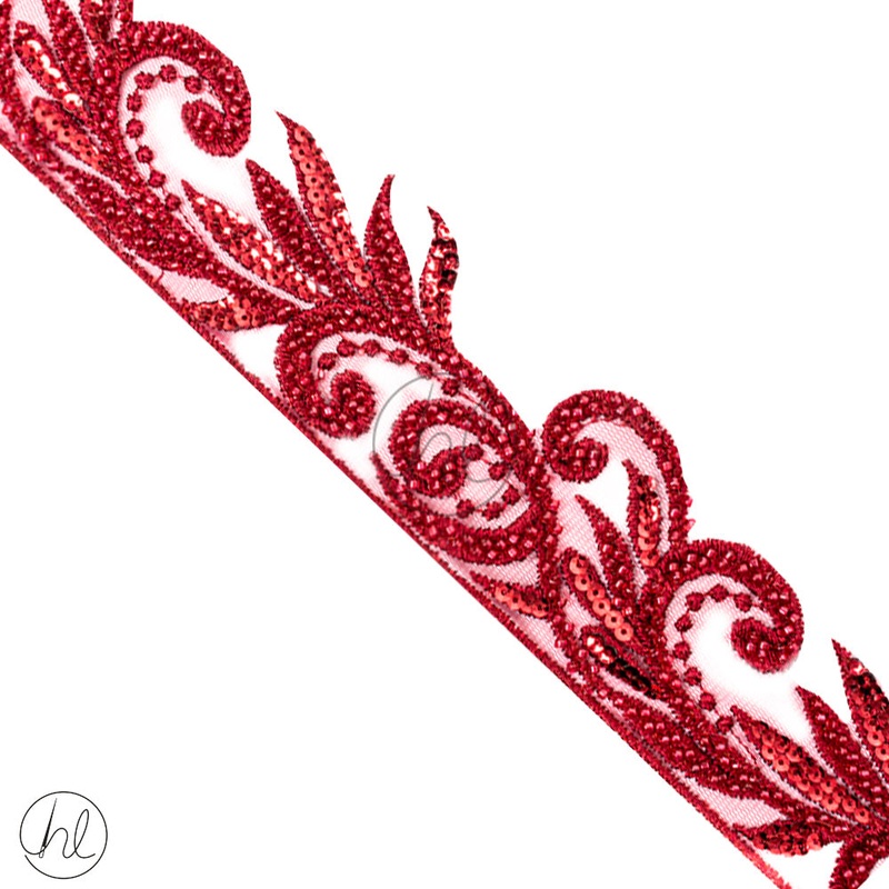 Braid Fancy  6CM  Maroon