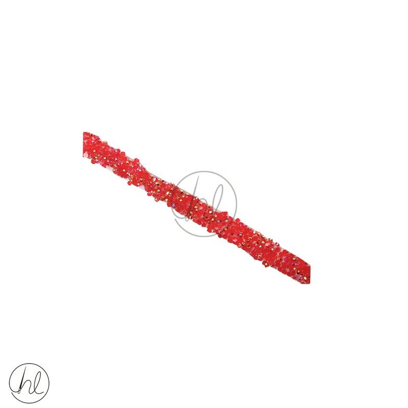 Braid Fancy Iron On Red Free