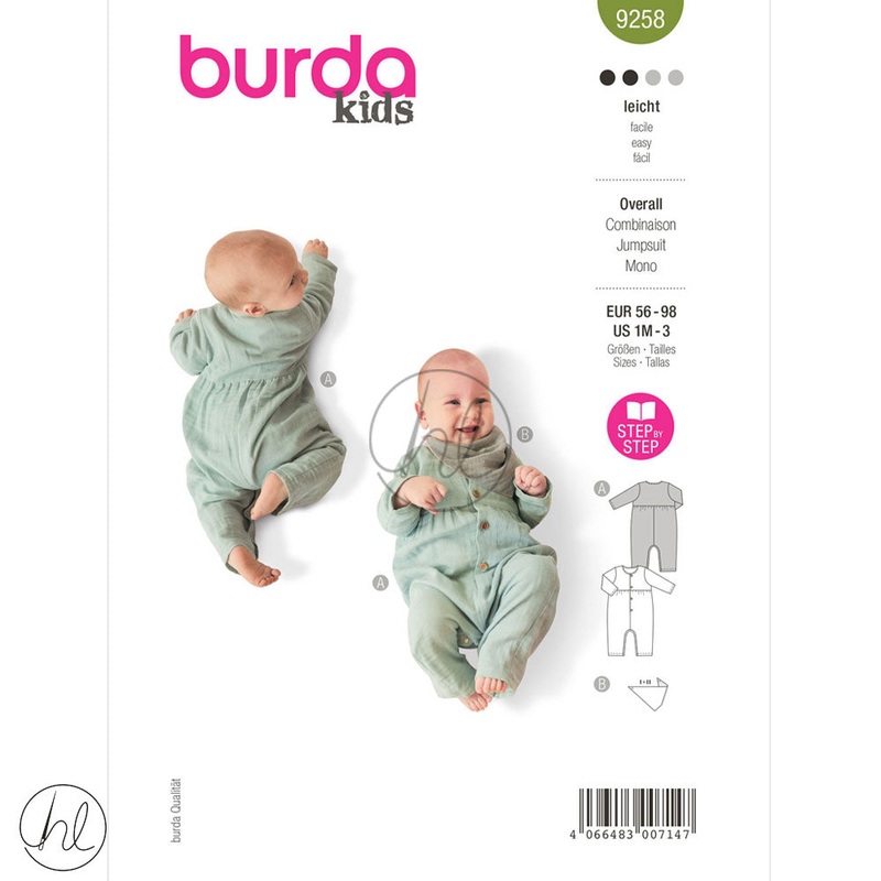 BURDA PATTERN 9258