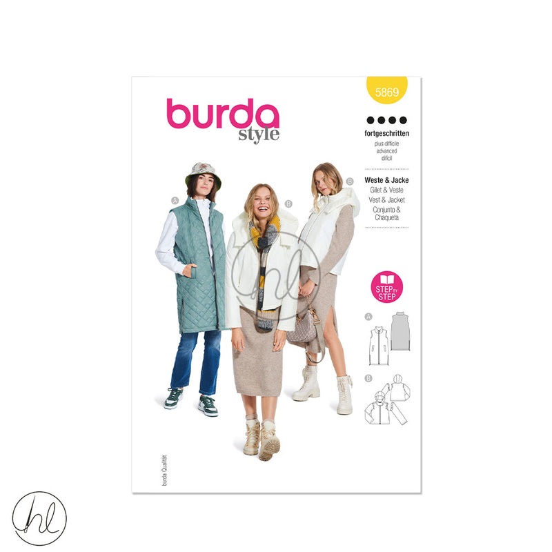 BURDA PATTERN B5869 YELLOW