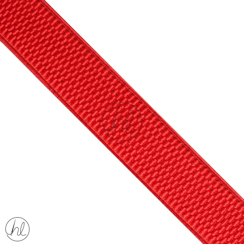 ELASTIC NON CURL P/METER RED 034-289 25MM