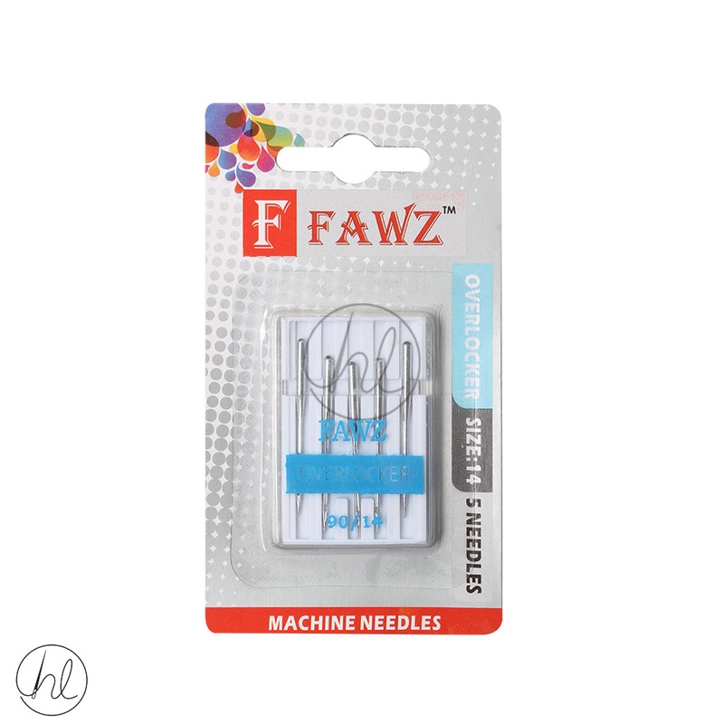 FAWZ OVERLOCKER MACHINE NEEDLES SIZE 14 90/14