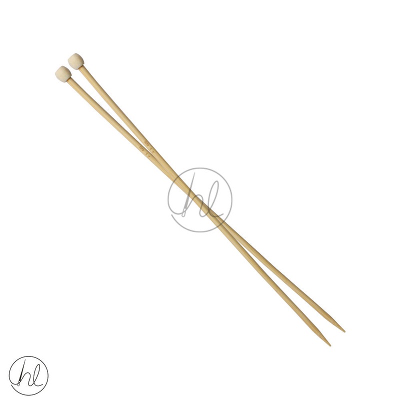 KNITTING NEEDLES BAMBOO (4.5MM) (30CM)