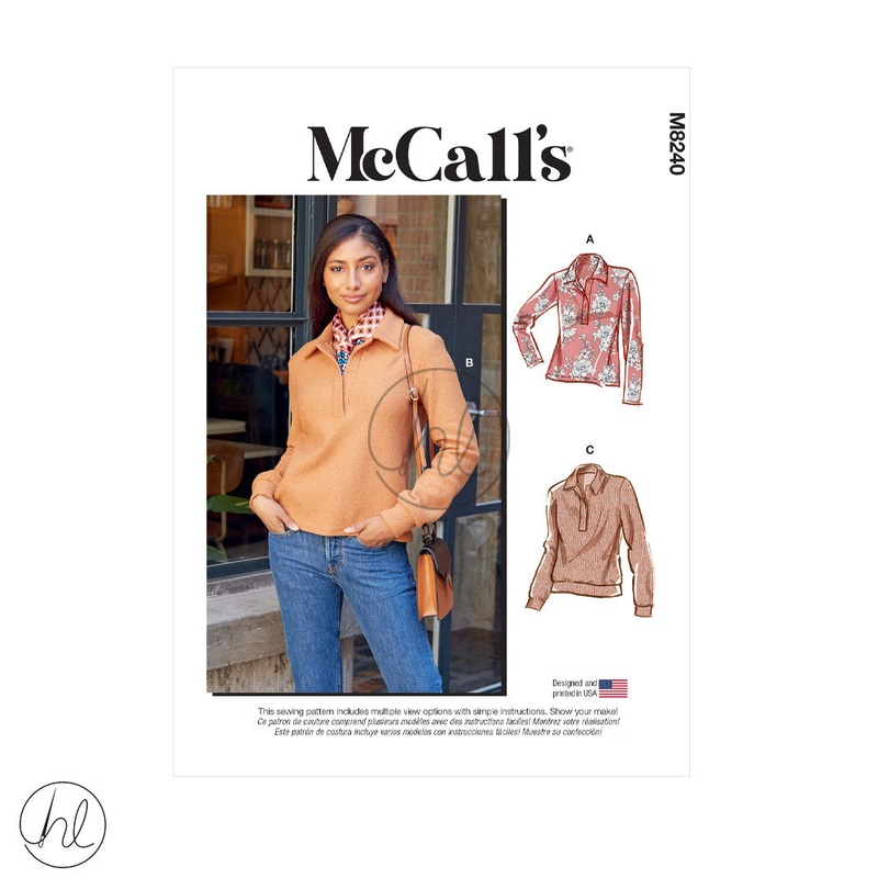 MCCALL'S PATTERN M8240
