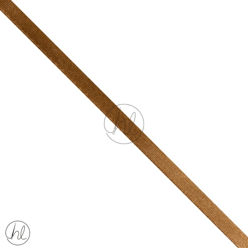 PLAIN SATIN RIBBON 30M 6MM COPPER PER ROLL