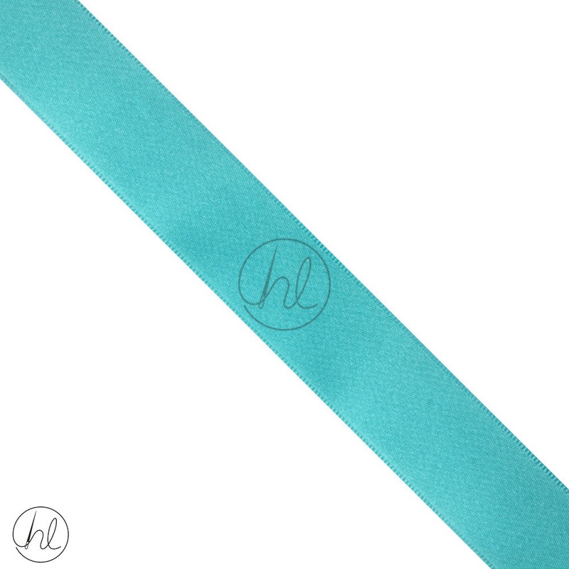 SATIN RIBBON TURQUOISE PER M 25MM