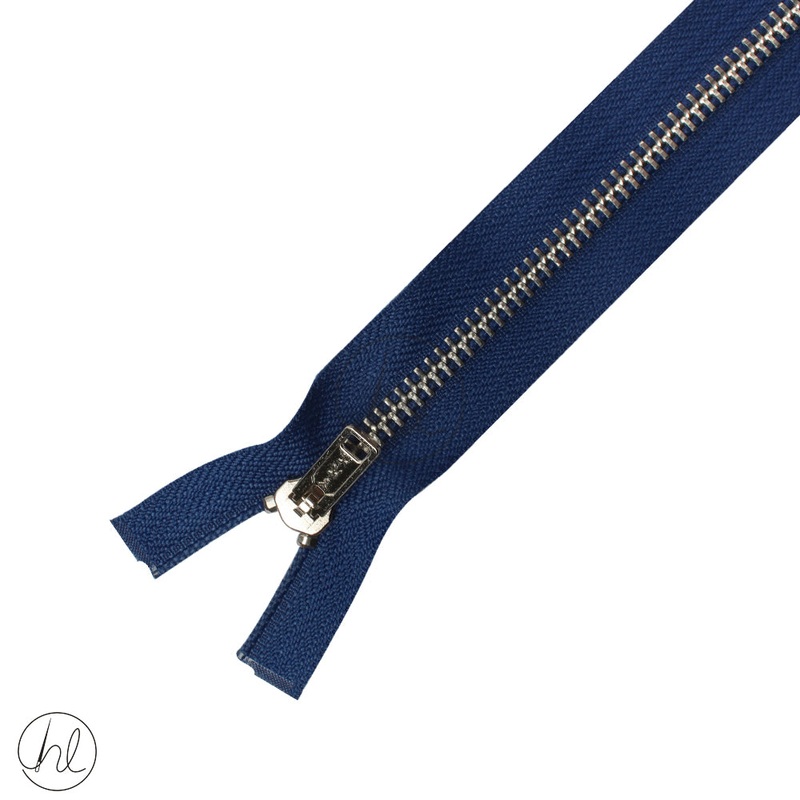 STEEL ZIP YKK BLUE 40CM